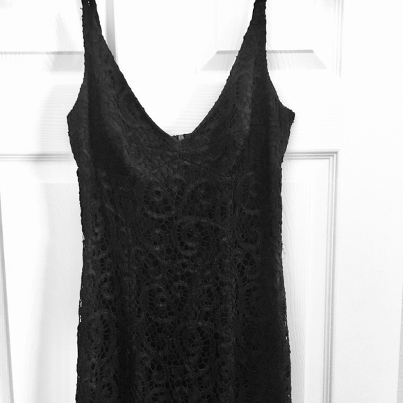 Sophie Sitbon Paris ♥️Long Black Crochet Mermaid Style Long Gorgeous Dress 38 - Picture 12 of 16
